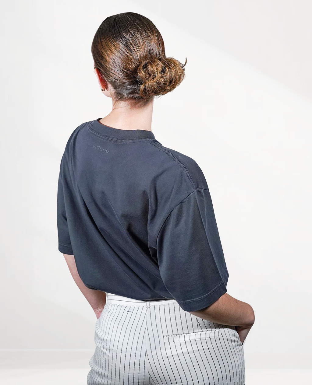 T-Shirt Oversized Charcoal Mist | Pima Cotton